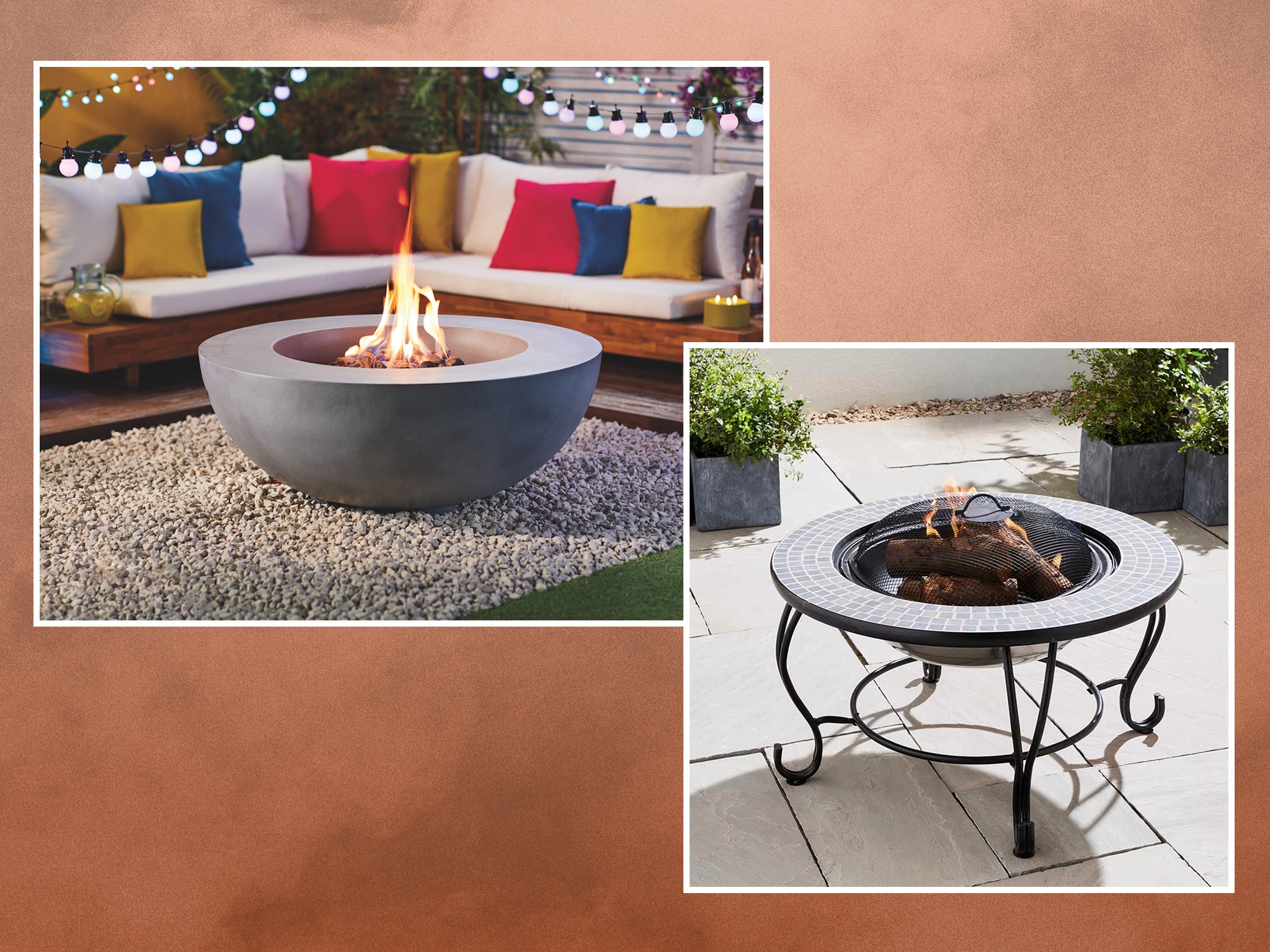 Best round deals fire pit table